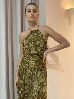 Shona Joy Rosaline Ruched Split Maxi Dress -Coco & Lola SHOP Shona Reshoot Low Res 28 600x