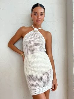 Significant Other Saoirse Mini Dress In Ivory