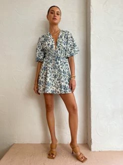 Significant Other Isobel Mini Dress In Cornflower Daisy -Coco & Lola SHOP Significant Other Low Res 177 557e55e8 40db 44ce 800b 72573c711af5 600x
