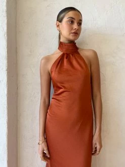Significant Other Darcy Backless Dress In Clay -Coco & Lola SHOP Significant Other Low Res 230 600x
