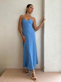 Significant Other Eloise Midi Dress In Azure -Coco & Lola SHOP Significant Other Low Res 42 600x