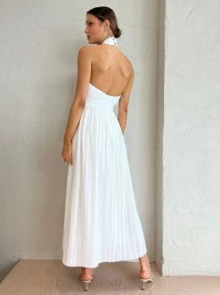 Sonya Sana Pleated Maxi Dress In White -Coco & Lola SHOP Sonya Lowres 117 600x