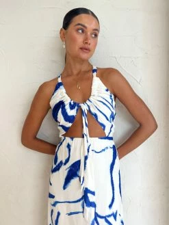Sovere Tidal Midi Dress In Blue Tide -Coco & Lola SHOP Soverestudio Lowres 110 600x