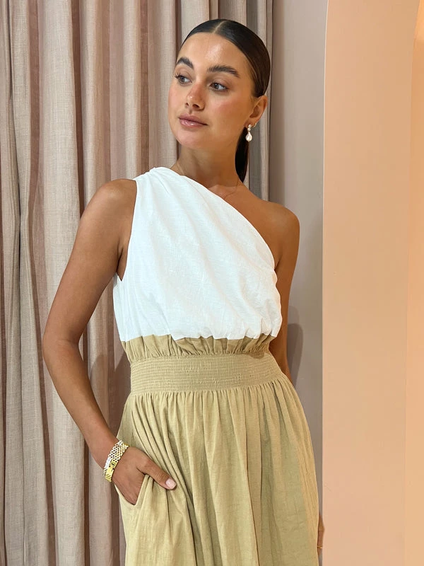 Sovere Reserve Midi Dress In Latte 4 Sovere Reserve Midi Dress In Latte - Image 2