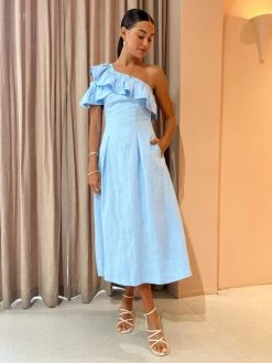 Sovere Promise Midi Dress In Sky Blue -Coco & Lola SHOP Soverestudio Lowres 36 600x