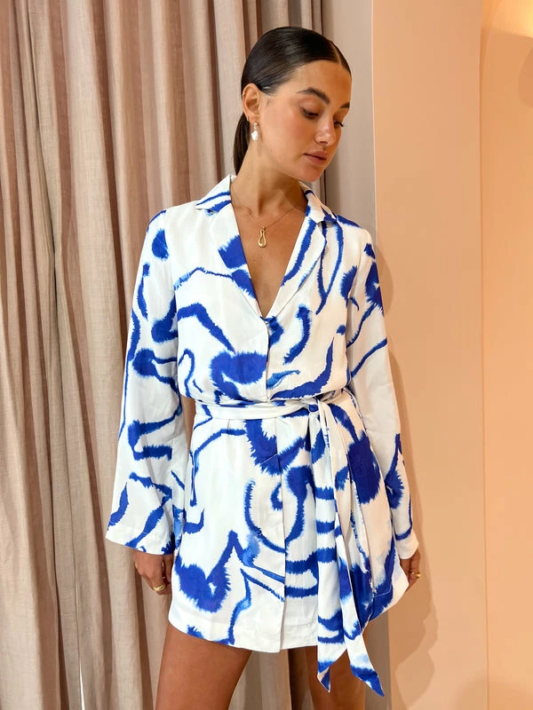 Sovere Tidal Mini Dress In Blue Tide 4 Sovere Tidal Mini Dress In Blue Tide - Image 2