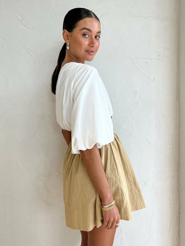 Sovere Reserve Mini Dress In Latte 4 Sovere Reserve Mini Dress In Latte - Image 2