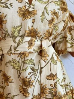 Significant Other Sylvie Mini Dress In Amber Daisy -Coco & Lola SHOP Sylvie Mini 600x