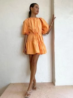 Tojha Alita Dress In Jaffa -Coco & Lola SHOP Tojha Low Res 121 600x