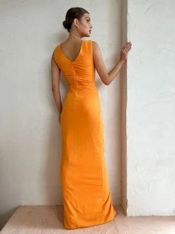 Tojha Lita Dress In Tangerine -Coco & Lola SHOP Tojha Lowres 29 600x