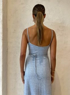 Viktoria & Woods Mixology Dress In Sky Blue Marle -Coco & Lola SHOP Vik and Woods Low Res 90 600x