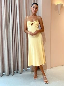 Viktoria & Woods Moscato Dress In Tangerine Marle