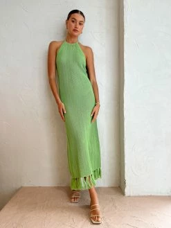Viktoria & Woods Kryptonite Dress In Emerald