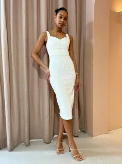 Viktoria & Woods Aquatic Dress In Ivory